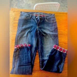 Eddie Bauer Flannel Lined Jeans